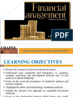 Chapte R: Risk Analysis in Capital Budgeting