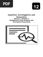 Eglisg12 - Inquiries, Investigation and Immersion - Mod3 - Background of The Problem and Conceptual Framework - FROILAN ISIP