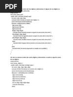 Leer Un Número Entero de Tres Dígitos y Determinar Si Alguno de Sus Dígitos Es Igual A La Suma de Los Otros Dos