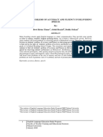 Journal Paper of Students' Speaking Problems of Fluency and Accuracy in Delivering Speech