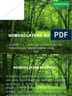 NOMENCLATURA BOTÁNICA Dendrologia