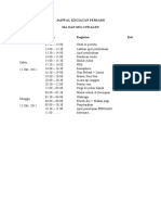 Jadwal Kegiatan Persami