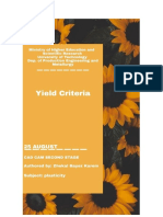 Yield Criteria PDF