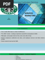 Starbucks: Delivering Customer Service: Services Marketing