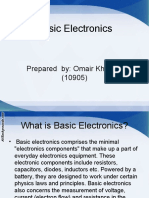 Basic Electronics: Prepared By: Omair Khimani (10905)