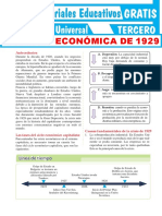 La Crisis Económica de 1929 para Tercer Grado de Secundaria