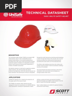 UniSafe TA560 Safety Helmet Datasheet ANZ