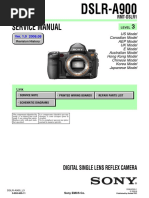 Service Manual: Digital Single Lens Reflex Camera