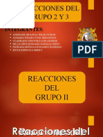 GRUPO II y III