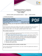 Activities Guide and Evaluation Rubric - Unit 1 - Task 1 - Initial Activity