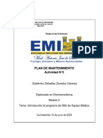 Propuesta de Plan de Mantenimiento Anual