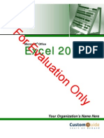 Excel Course Ware 2010