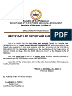 2020 Certificate of Review and Endorsement Template - Lopez Jaena