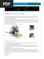 Impresora 3D "Casera" Por 100