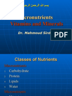 Micronutrients Vitamins and Minerals