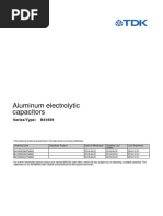 Aluminum Electrolytic Capacitors: Series/Type: B41859