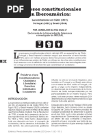 Procesos Constitucionales en Iberoameric PDF