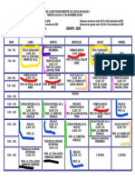 Horario General 3° Semestre 3020