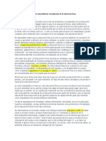 Concepto de Problemas Conceptuales de La Educación Física