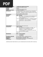 Plantilla Casos de Uso