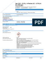 Oxygen (19.5 - 23.5%,) N-Pentane (0.1 - 0.75%) in Balance Nitrogen