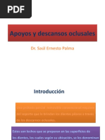 Apoyos y Descansos Oclusales