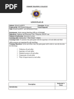 Lesson Plan 1 An Introduction of Road Safety