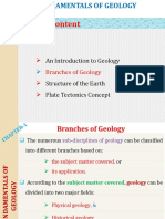 Lecture 1 - 2 Branch of Geology