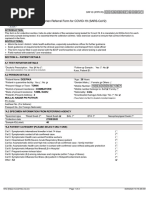 Icmr Specimen Referral Form For Covid-19 (Sars-Cov2) : (If Yes, Attach Prescription If No, Test Cannot Be Conducted)