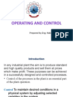 Operating and Control