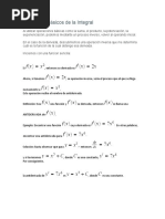 Conceptos Básicos de La Integral