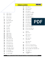 Inequalities: FIIT-JEE LTD., 48, Gurukripa Complex, M.P. Nagar, Zone-II, Bhopal (M.P.), PH.: 4253355, 4253455