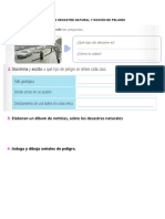 Noción de Desastre Natural y Noción de Peligro