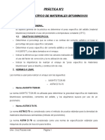 Peso Específico Cemento Asfaltico