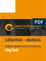 Manual y Montaje para Andamio Multidireccional Certificado