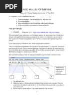 Video Analysis For Everyone: The Software