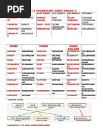 Unit 3 Vocabulary Sheet Mosaic 4 PDF