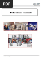 Déclaration de Conformité Somafe