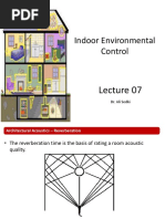 Indoor Environmental Control: Dr. Ali Sedki