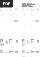 Leave W/ Pay Leave W/ Pay Holiday Pay Holiday Pay: Total Deductions Total Deductions