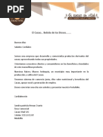 Carta Presentacion Cacao Vital