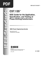 Ieee Guide For The Application, Specification, and Testing of Phase-Shiftingtransformers