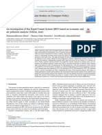 An Investigation of Bus Rapid Transit System (BRT) Based On Economic and Air Pollution Analysis (Tehran, Iran)