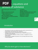 01 Formulae, Equations and Amount of Substance