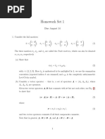 Homework Set 1: Due August 14