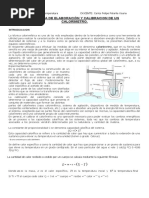 Practica de Calorimetría