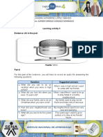 Learning Activity 3 Evidence: All in The Past: Fuente: SENA