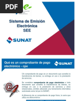 Comprobantes de Pago Electronico SUNAT