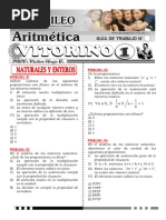 Sistema de Numeros Naturales y Enteros 1 Intensivo (Victor Hugo)