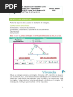 Trigonometría Guía 8 Ley de Seno y Coseno